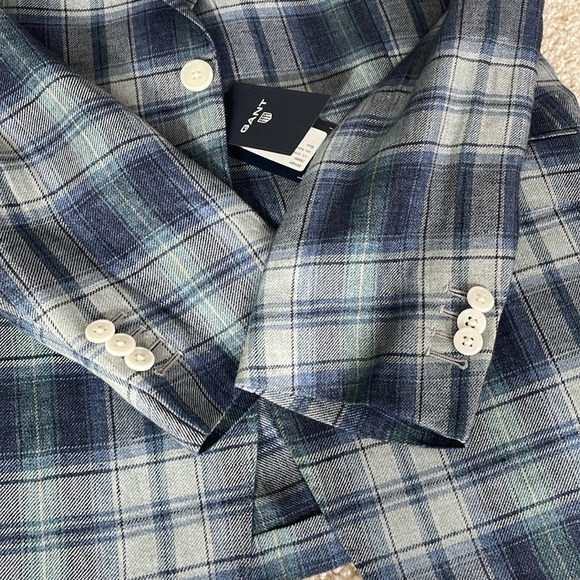 Gant Linen Plaid Blazer - Picture 5 of 15